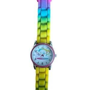 Vintage Paul Frank Monkey Watch Rainbow Silicone Band Unisex Paul012 New Battery